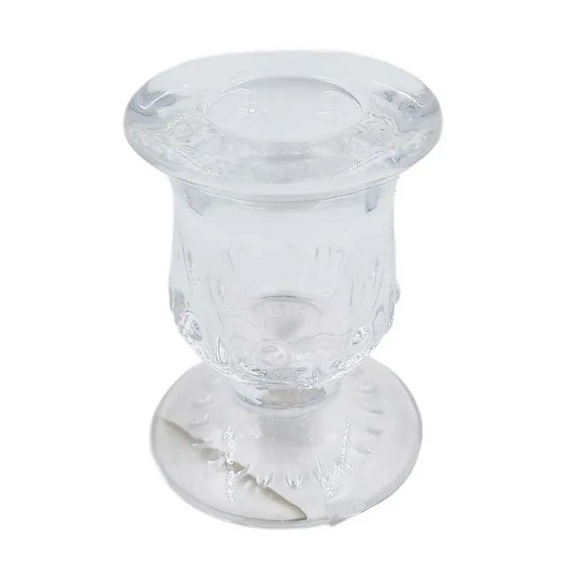Castiçal Decorativo 4cm em Vidro Linx Comercio
