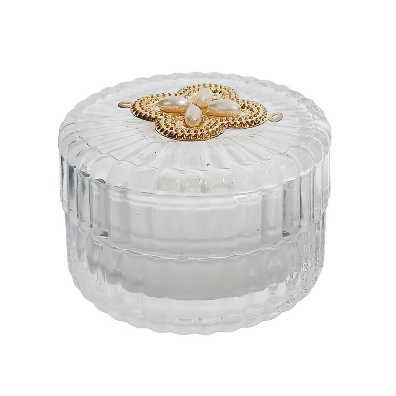 Castiçal Decorativo 8cm em Vidro Linx Comercio