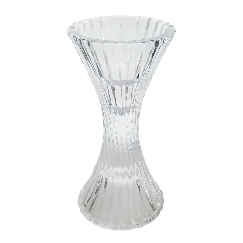 Castiçal Alto Decorativo Leila 13cm em Vidro Linx Comercio