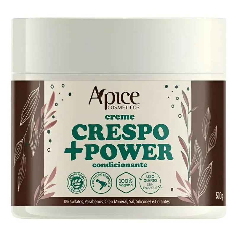 Apice Creme De Pentear Crespo +power 500 Gr