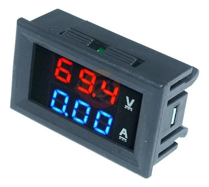 Voltimetro Amperimetro Digital Led Dc Cc 100v 10a