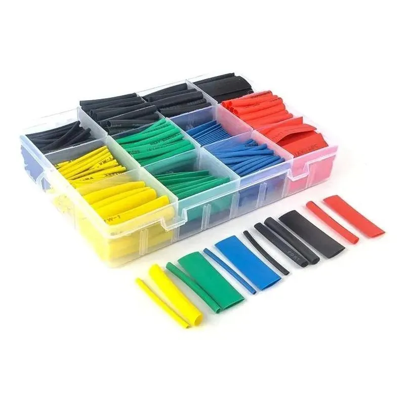 Kit Caixa 530 Peças Espaguete Tubo Termo Retrátil Isolante