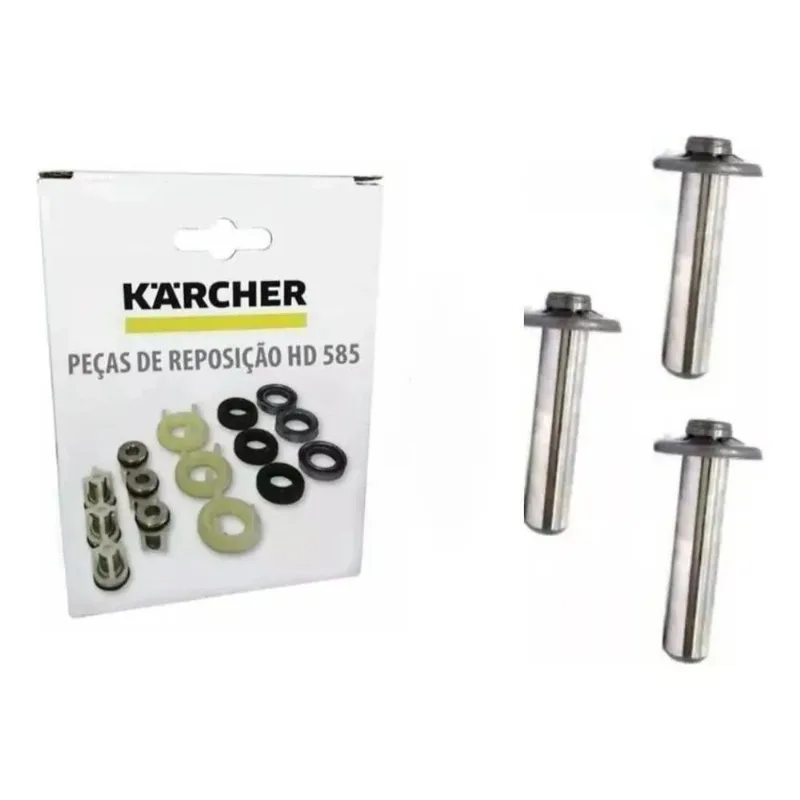 Kit Reparo Hd585 Válvulas Gaxetas Pistão Lavadora Karcher