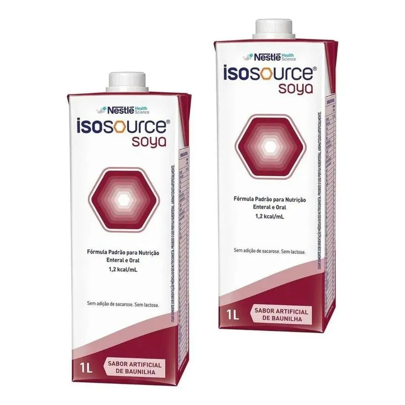 Isosource Soya Nestle - 1000ml (kit Com 2 Unidades)