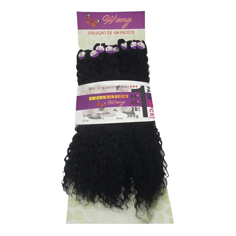 Cabelo Cacheado Bio Orgânico Anjo Weng Entrelace 75 Cm 300 G