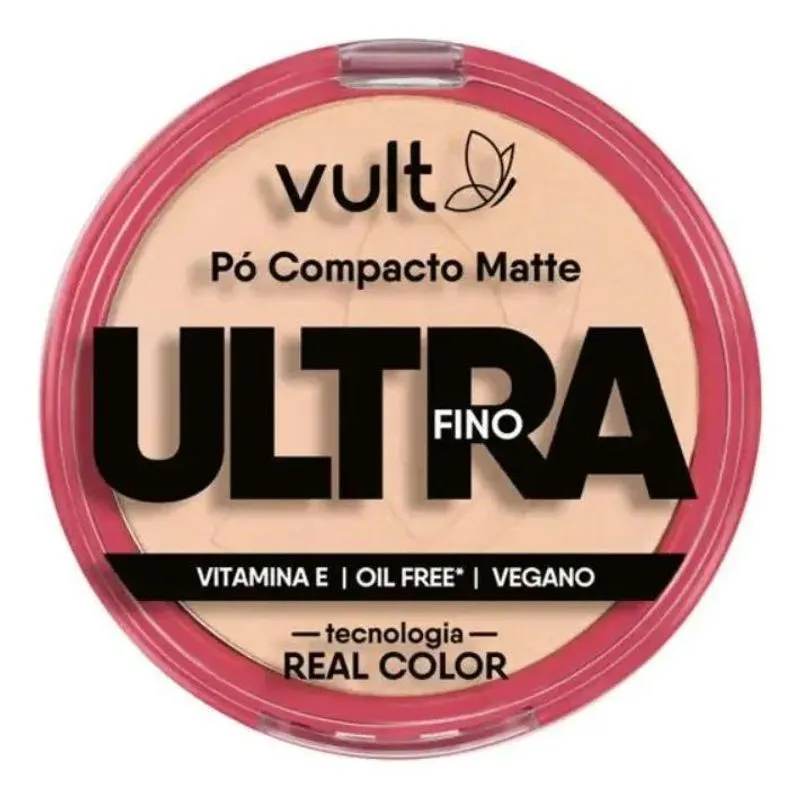 2x Pó Compacto Matte Ultrafino - Vult - 9g