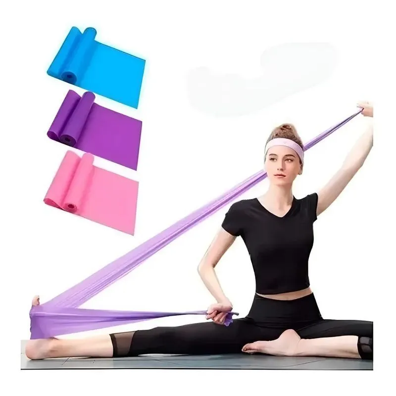 Faixa Elástica Fisioterapia Academia Exercício Thera Band Co