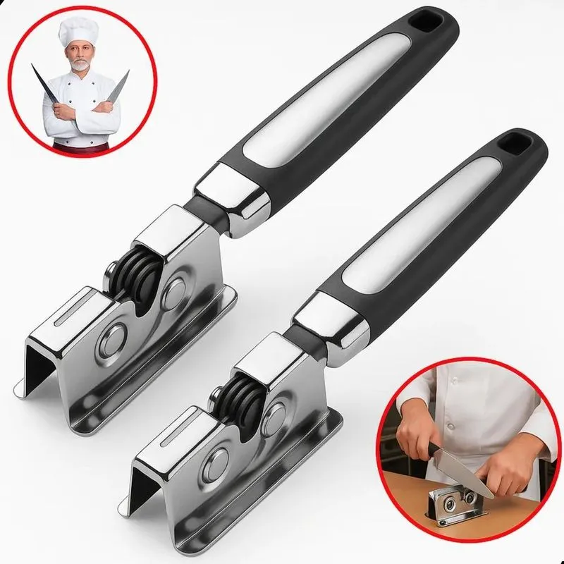 10x Kit 2 Afiador Amolador De Faca Tesoura Profissional Aço
