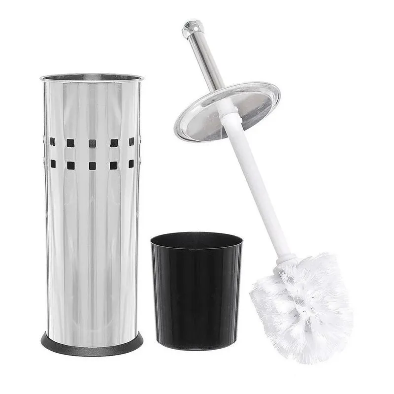 Escova Sanitária Inox Base Emborrachada Privada Vaso