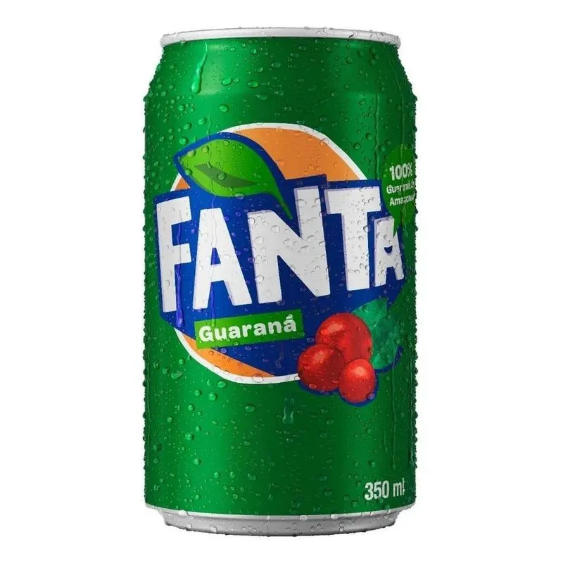 5x Refrigerante Fanta Guaraná Fardo 6 Latas 350ml