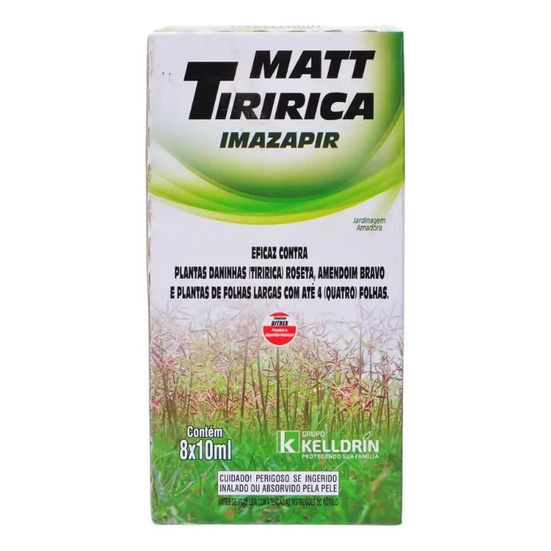 2x Matt Tiririca 80 Ml Elimina Tiriricas Mato Plantas Daninh