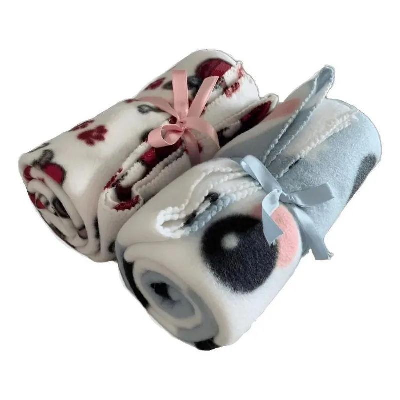 Kit 2 Mantas Pet Soft Conforto Bebê Cachorro Gato 75 - Macho