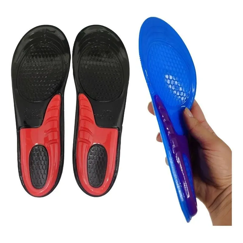 Palmilha Silicone Ortopédica: Conforto E - Pspv Preto 40-46
