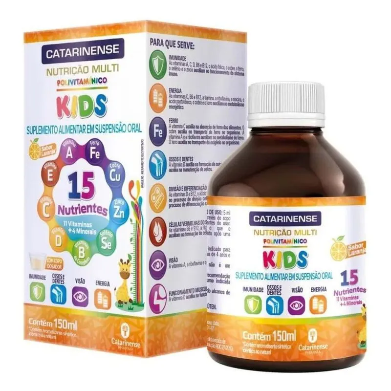 2x Suplemento Em Líquido Catarinense Pharma Nutrição Polivit