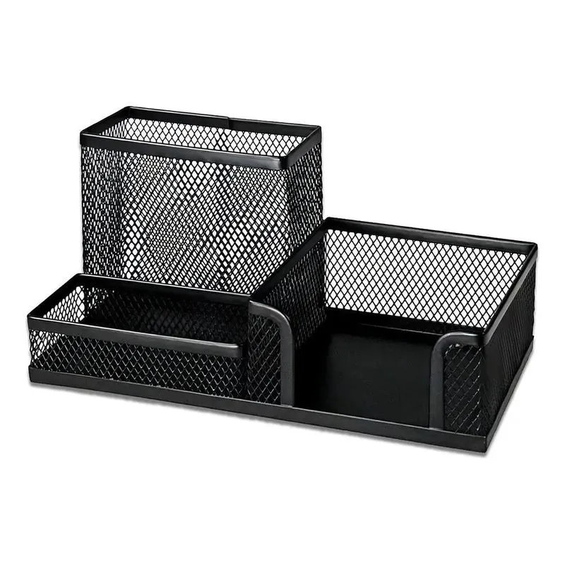 10x Organizador De Mesa Aramado Porta Canetas Clipes Metal