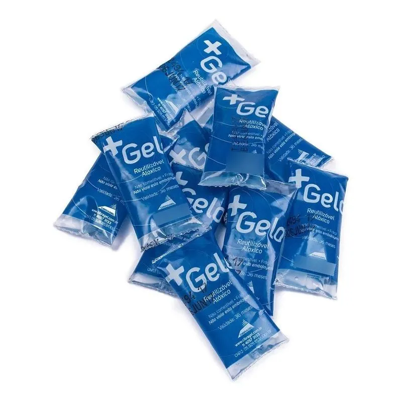 5x Gelo Gel Cibragel Artificial Flexível 15g Kit Com 20 Unid