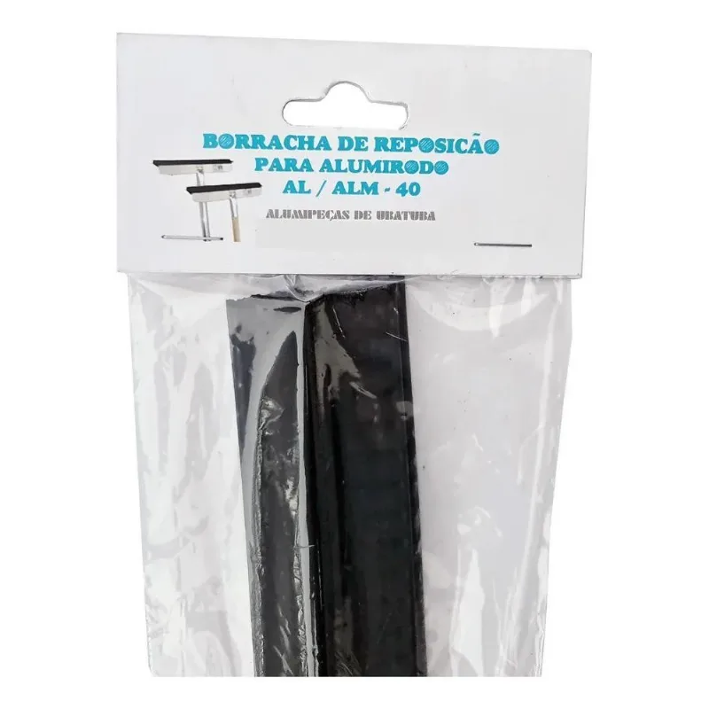 10x Kit 3 Unidades - Refil Borracha Para Rodo De Alumínio 4