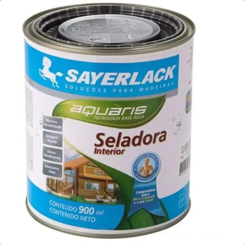 Seladora Base Água Sayerlack Aquaris 900ml Madeira Incolor