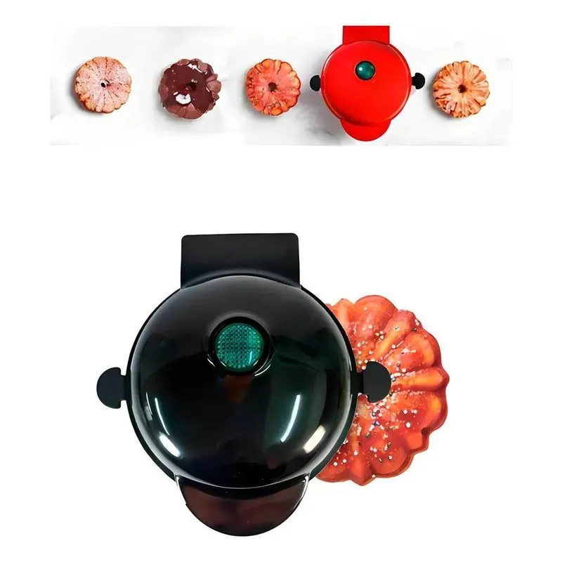 5x Máquina De Assar Bolo Mini Cake Assadeira Elétrica Cor Ve