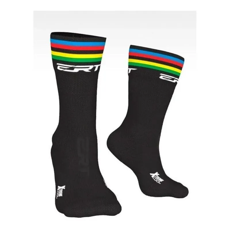 Meia Ciclismo Ert Xtreme Cool: Conforto & Performan - Azul U