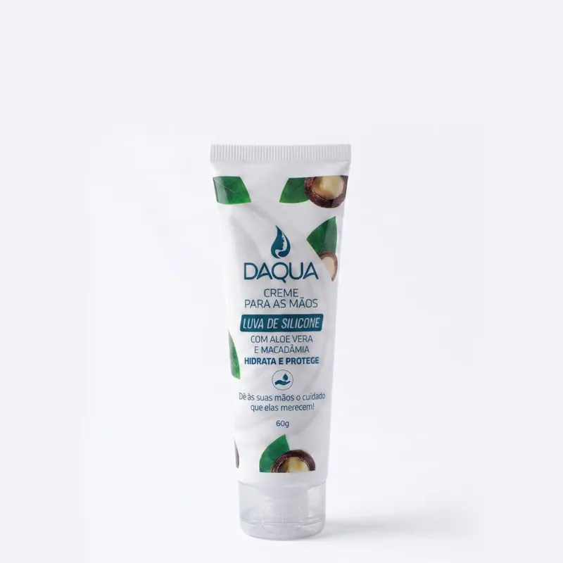 Creme para as Mãos Luva de Silicone DAQUA 60g