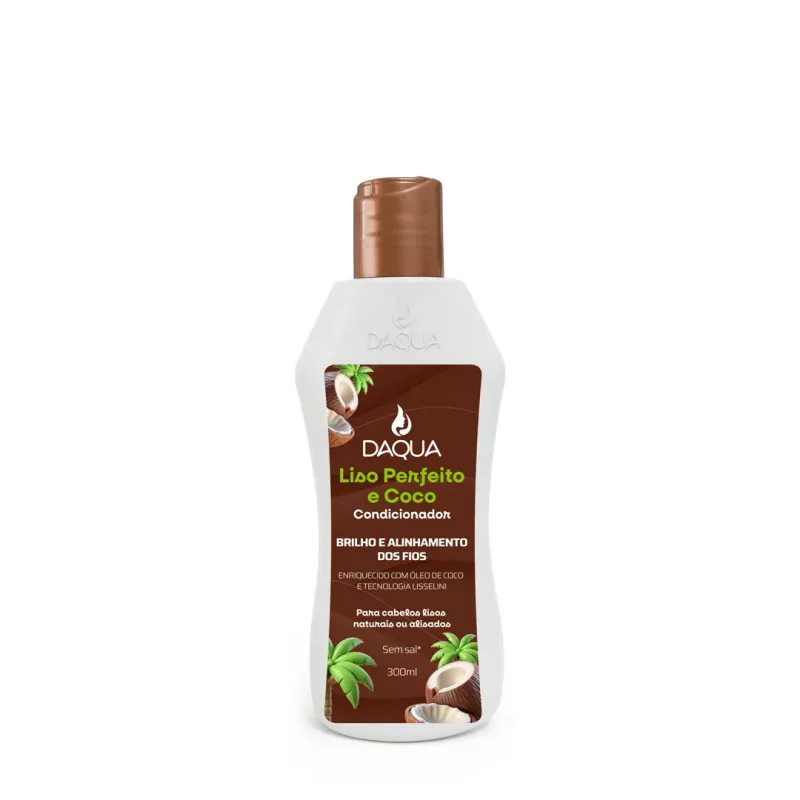 Condicionador DAQUA Liso Perfeito e Coco 300ml