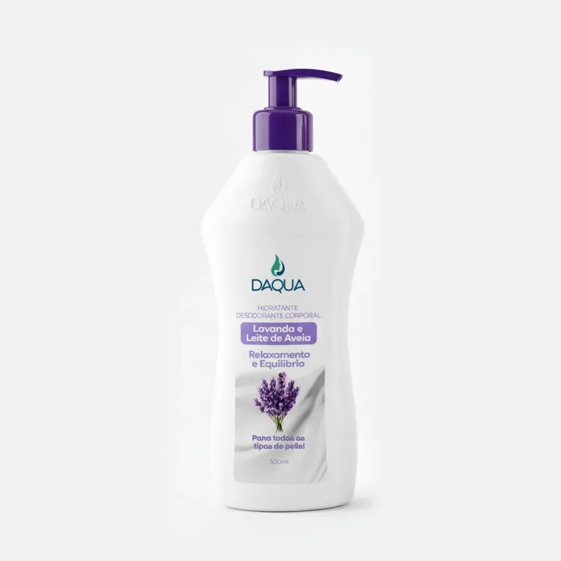 Hidratante DAQUA Lavanda e Leite de Aveia 500ml