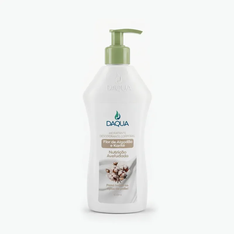 Hidratante DAQUA Flor de Algodão e Karité 500ml