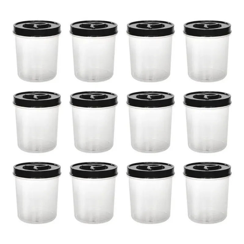 2x Kit 12 Peças Pote Porta Alimento Tampa Rosca 500ml Freebp