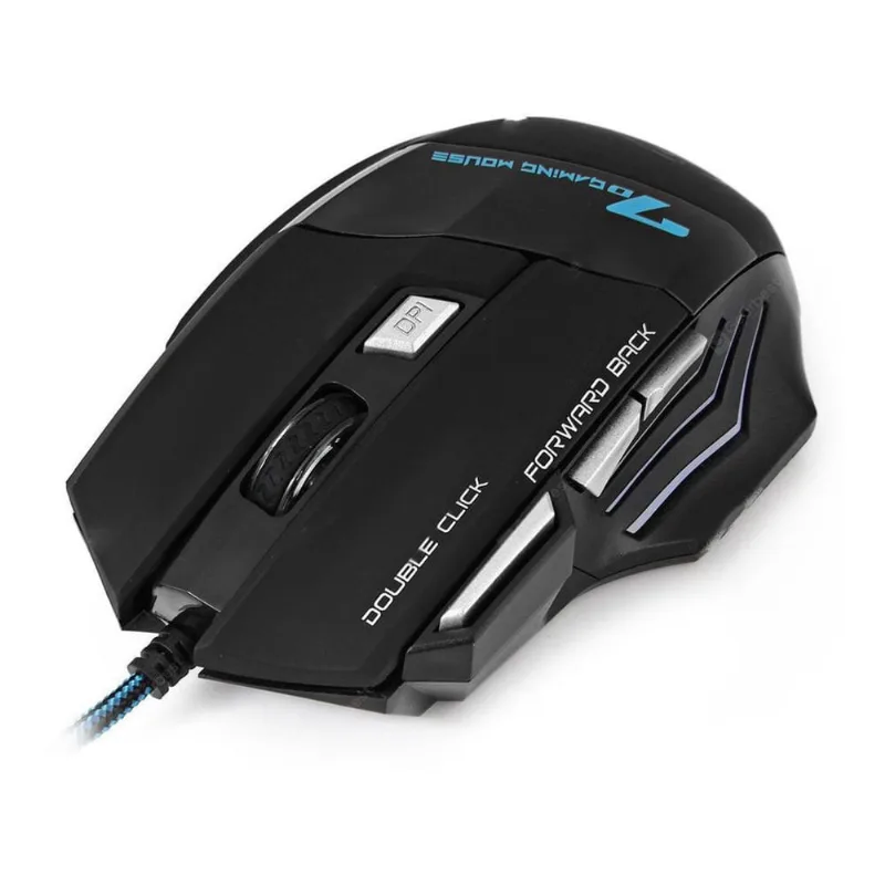 Mouse Gamer Pro Usb Led Dpi Até 3.600 Frames 7 Botões X7