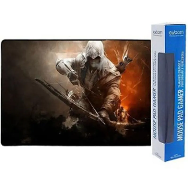 Mousepad Gamer Grande Exbom 70x35cm Assassino