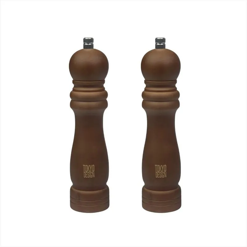 2 Moedores Manual Sal Grosso Pimenta Reino Tritura Ajustável