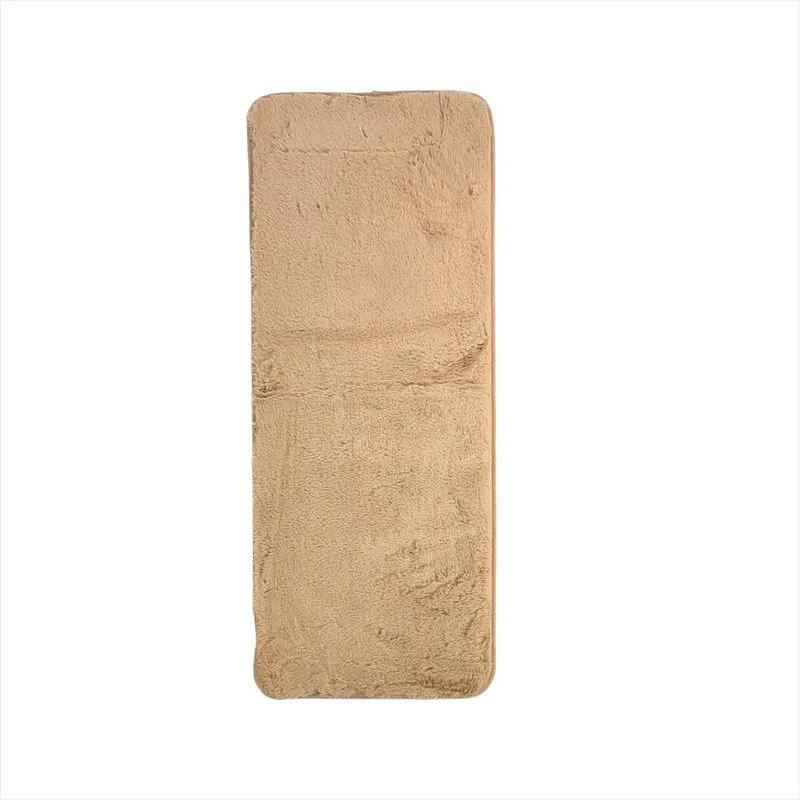 Passadeira Bege Antiderrapante 40x100cm Quarto Sala Luxo
