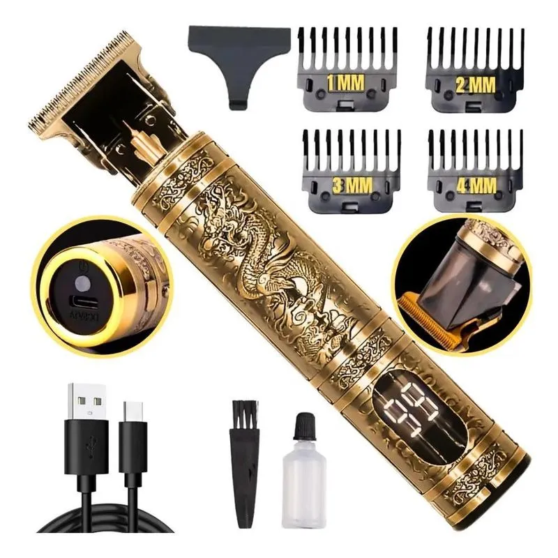 10x Máquina Dragão Acabamento Profissional Barba Cabelo Pez