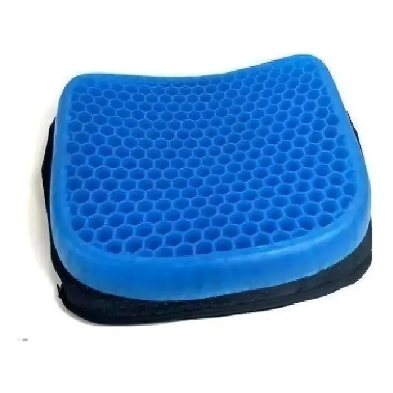 Almofada Cadeira Assento Em Gel Silicone Anti Escaras Cóccix