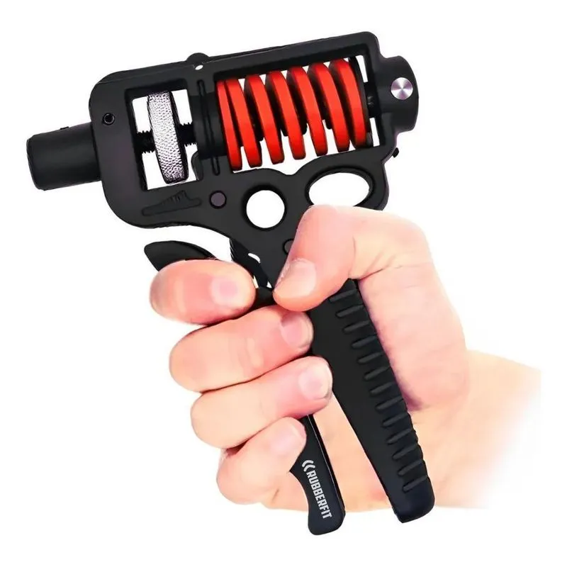 5x Hand Grip Rubber Fit Fortalecedor Flexor De Punho Mãos An
