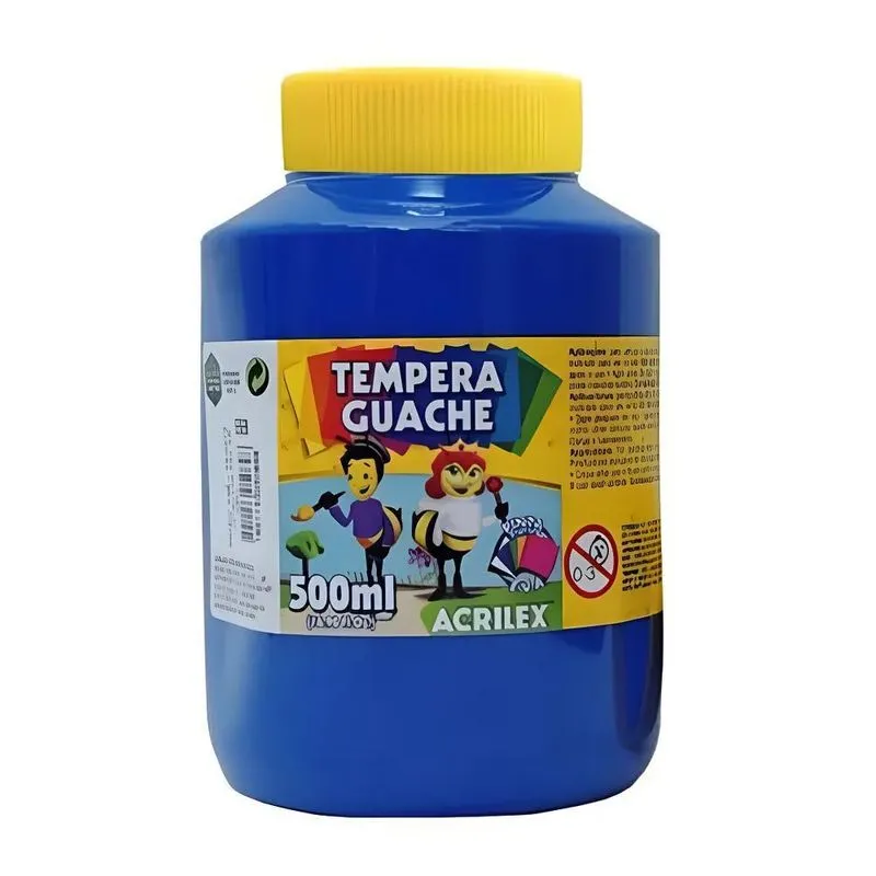 Tinta Guache 500ml Acrilex Cor Azul-escuro 559