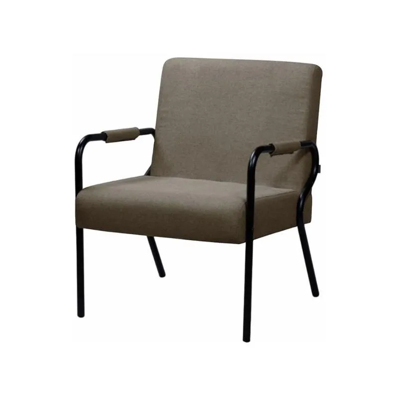 Poltrona Decorativa Nordeste Flex Luiza Opala Moderna Pés de Metal Azul