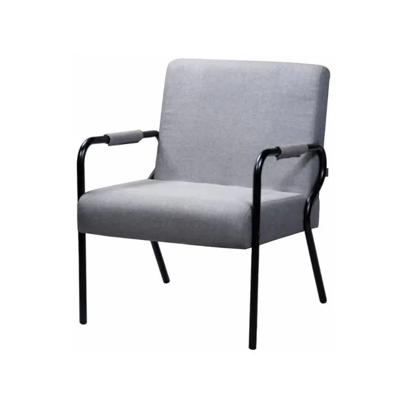 Poltrona Decorativa Nordeste Flex Luiza Opala Moderna Metal Azul