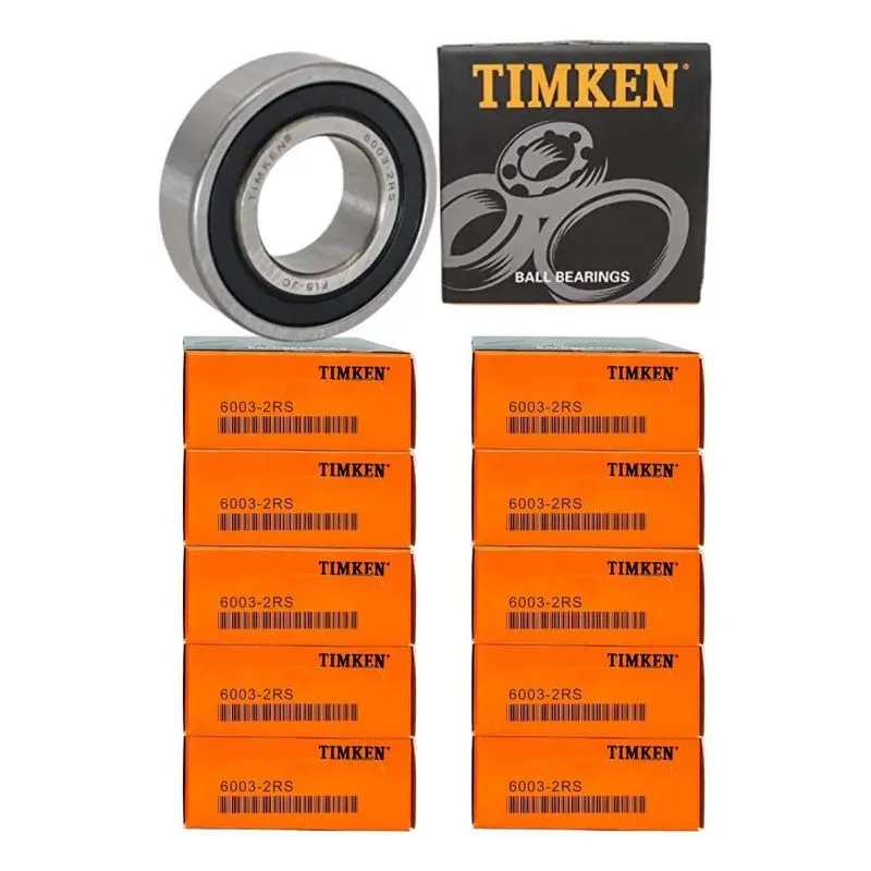 Kit Com 10 Rolamentos 6003 2rs C3 Timken - 17x35x10(mm)