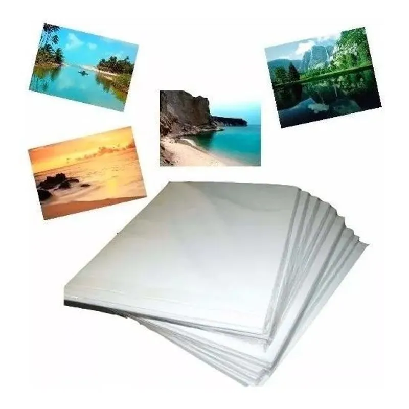 2x 100 Folhas Papel Fotográfico Matte Adesivo 108g Fosco A4