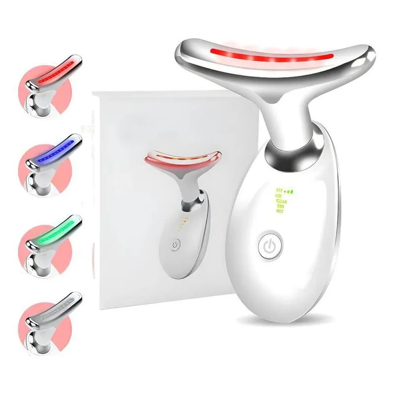 Massageador Facial Led Aparelho Tratamento Com Luz Fototerap
