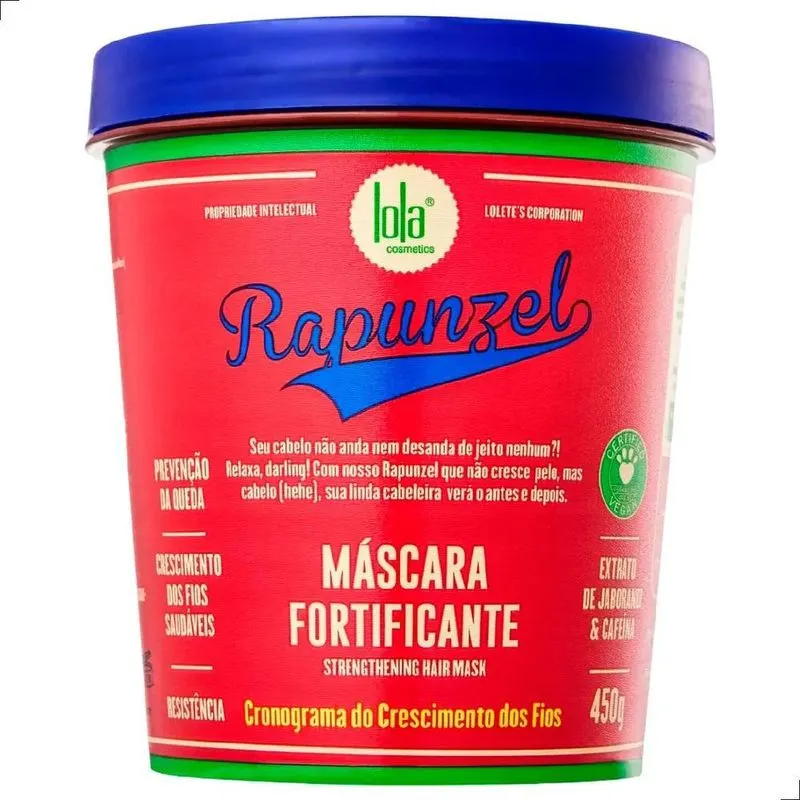 2x Máscara Capilar Rapunzel Crescimento Fortificante Lola 45