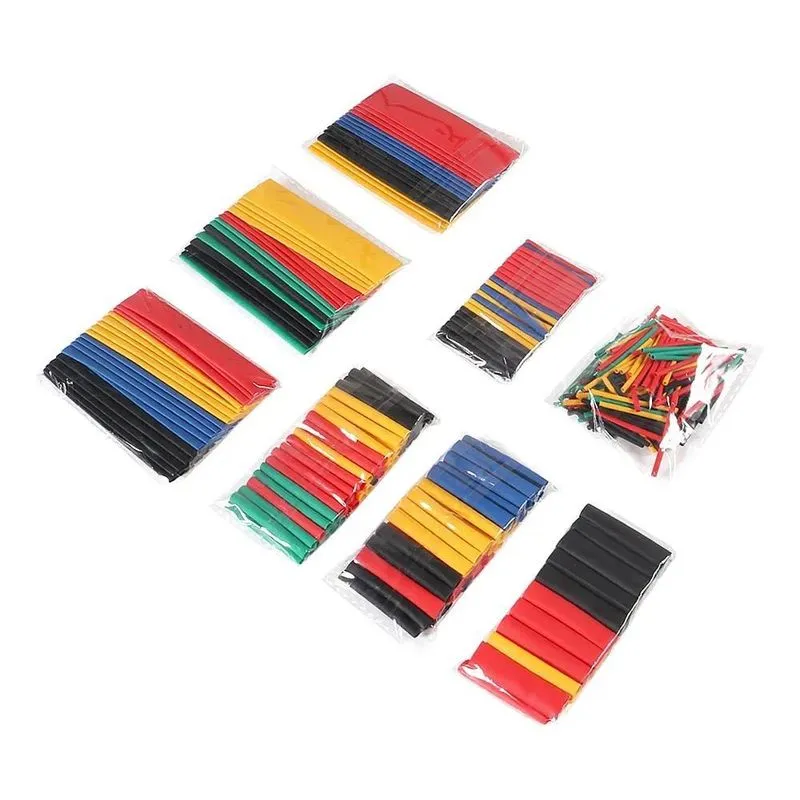 Kit 328 Peças Espaguete Tubo Termo Retrátil Isolante Colorido