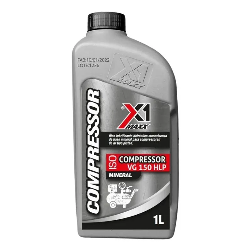 3x Oleo Compressor De Ar 150 Pistao Alta Qualidade 1 Litro