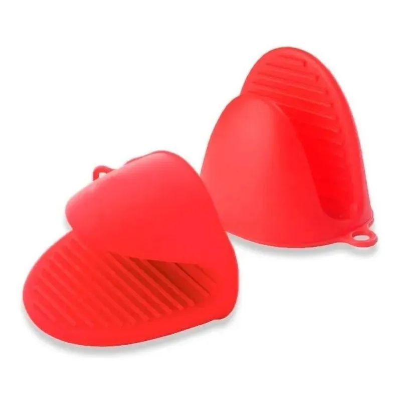 Kit 2 Luvas Termica De Cozinha Luva De Silicone Forno Fogão