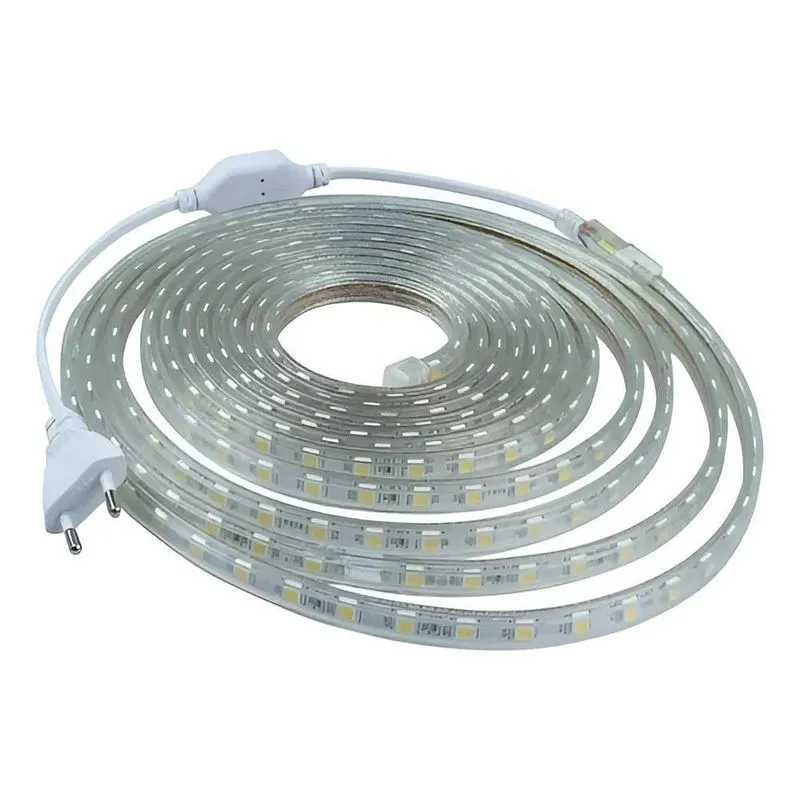 Fita Led 110v 3m Branco Frio 6000k Ip65 À Prova D'Água - 127v