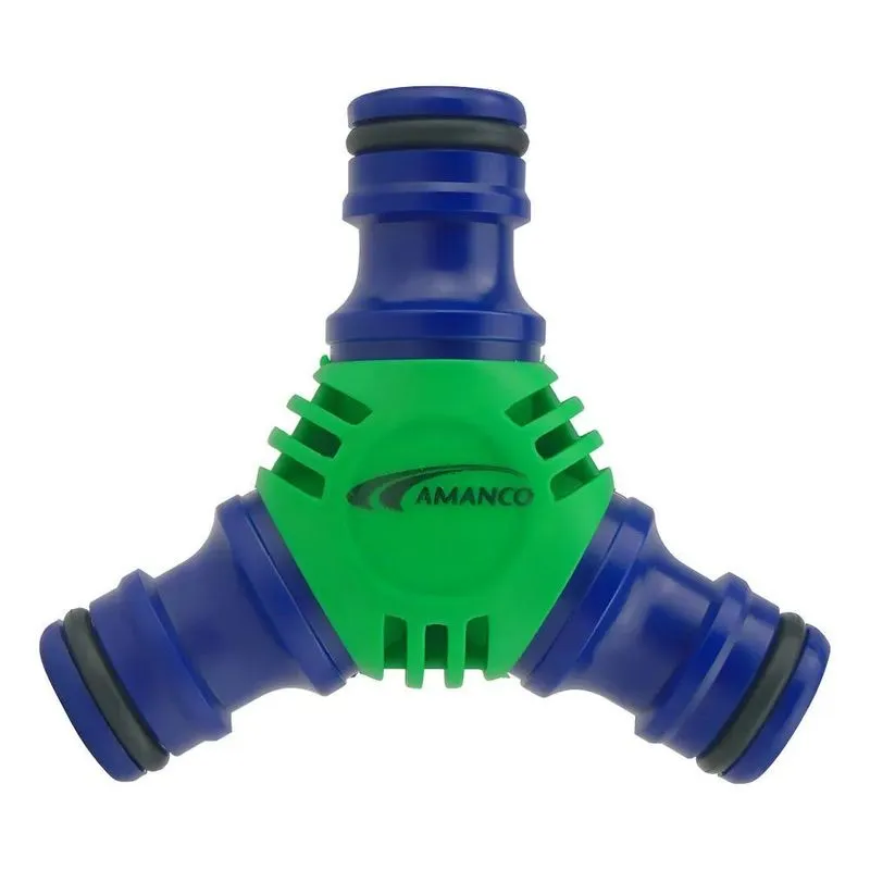 Conector Derivação Y Engate Rápido Amanco Cor Verde