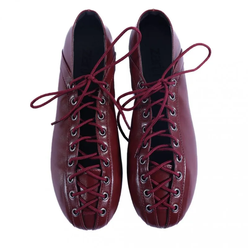 Sapatilha Ballerina Zariff com Amarração 4592-89880 35 / Marsala