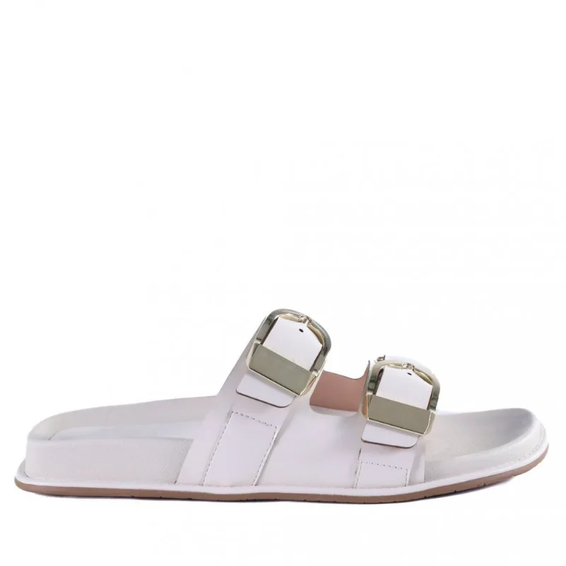 Papete Feminina Birk Zariff com Maxi Fivelas 50471-90894 38 / OffWhite
